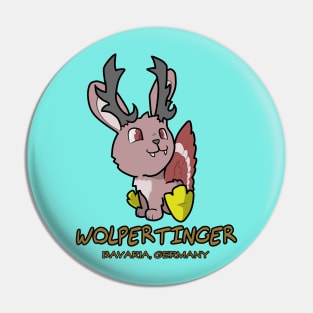 Compendium of Arcane Beasts and Critters - Wolpertinger Pin