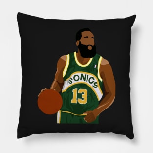 James Harden in Seattle SuperSonics Jersey Pillow