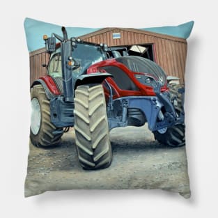 Red Tractor Pillow