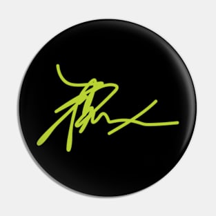 NCT KUN SIGNATURE Pin