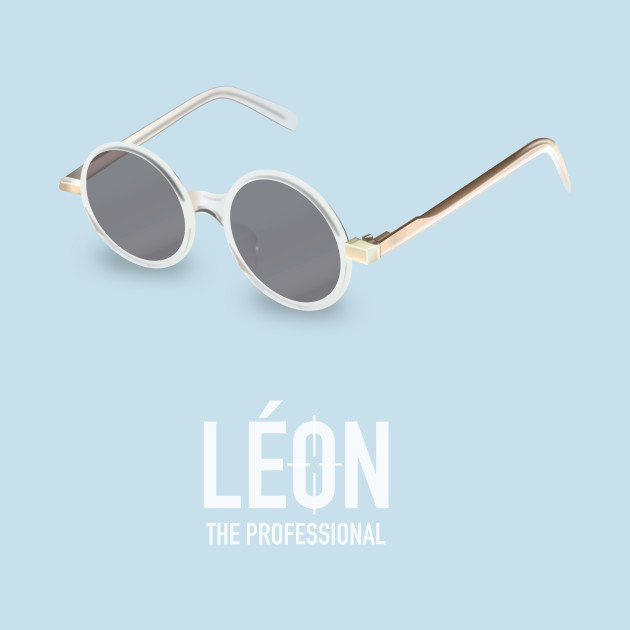 Leon The Professional Alternative Movie Poster Leon The Professional T Shirt Teepublic The other essential part of his look are his round sun glasses. leon the professional alternative movie poster