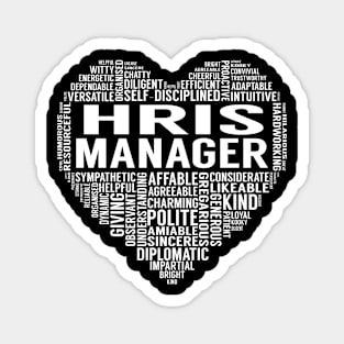 HRIS Manager Heart Magnet