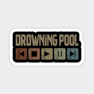 Drowning Pool Control Button Magnet