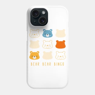 Bear Bear Bingo Cartoon Illustration Phone Case