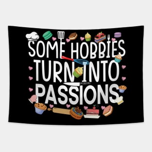 Some hobbies turn into passions - a cake decorator design Tapestry