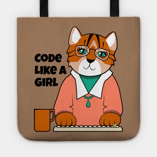 Code Like a Girl Tote