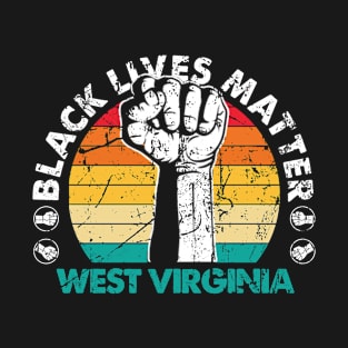 West Virginia black lives matter political protest T-Shirt