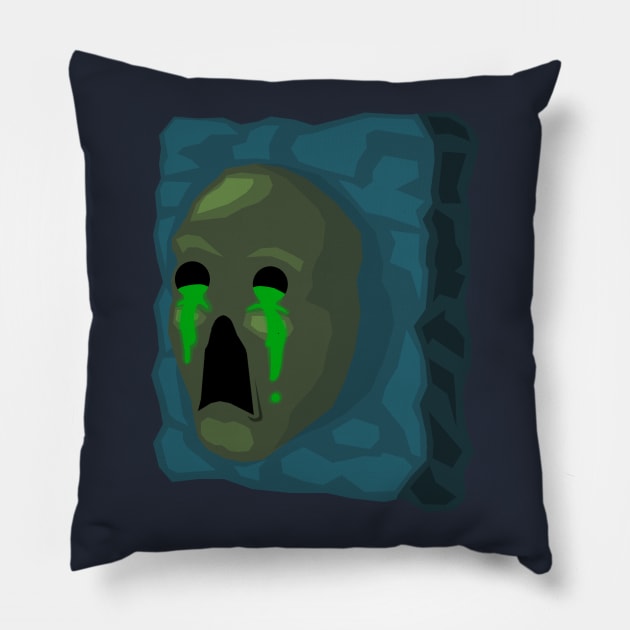 Rune stone of sadness Pillow by Joeytee