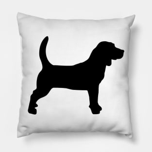 Black Beagle Pillow