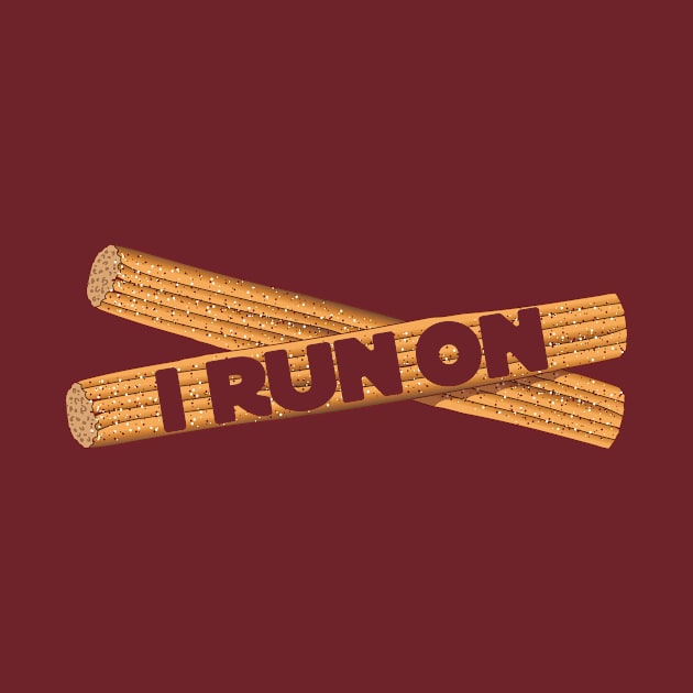 I Run on Churros by Heyday Threads