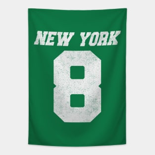 New York Number 8 Tapestry