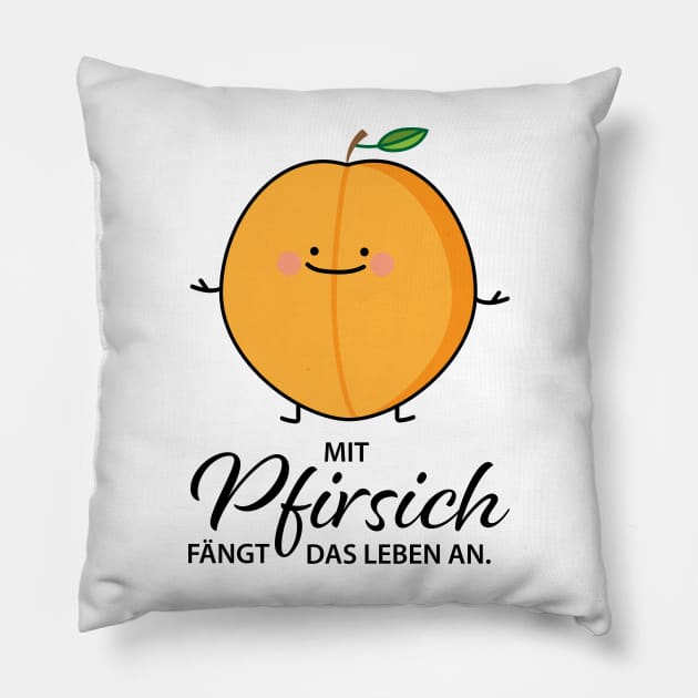 that it pulls out fresh like a peach. Pillow by spontania