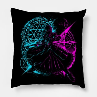 Neon Sakura Pillow