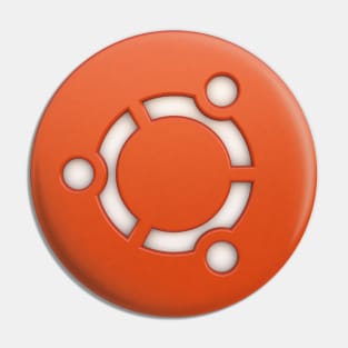 Ubuntu 3D Logo Pin