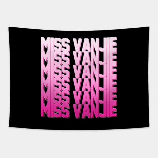 Miss Vanjie! (5) - Pastel Pink Gradient (Pink 2) Tapestry