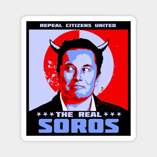 The Real Seorge Goros Magnet