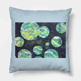 Green Cosmos Pillow