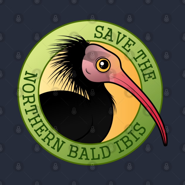 Save the Northern Bald Ibis by birdorable