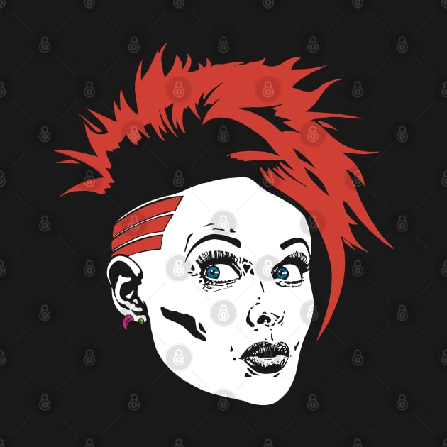 Punk Lucille Ball by @johnnehill