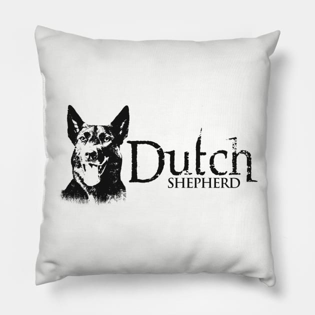 Dutch Shepherd - Dutchie Pillow by Nartissima