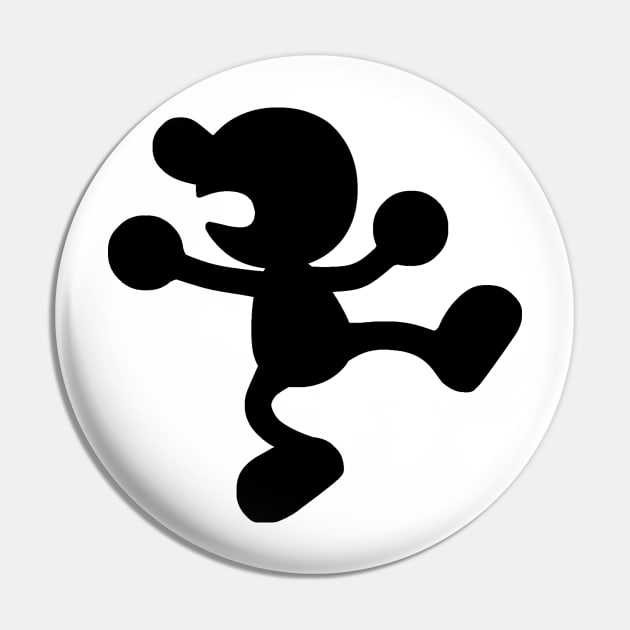 Weathered Mr. Game and Watch Pin by TortillaChief