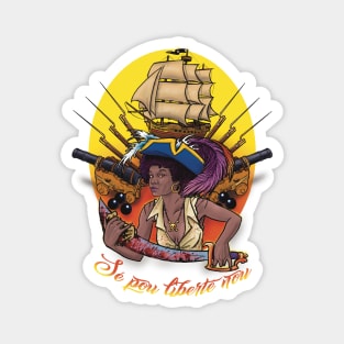 creole pirate Magnet