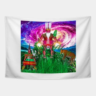 ANCIENT IGBO AFRICAN GOD: BES / OBA ESHI NA NNE ESHI By SIRIUS UGO ART Tapestry