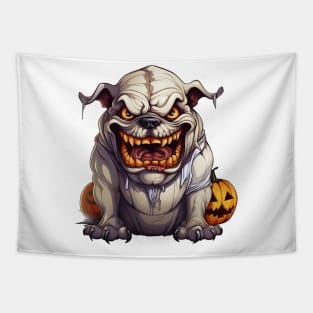 Halloween Bulldog #2 Tapestry