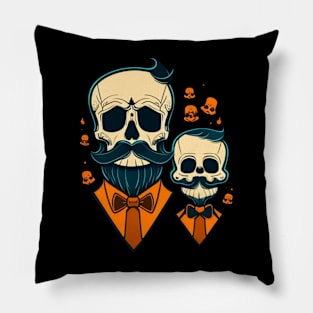 Father's Day skull Pillow