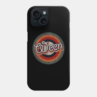 Retro Color Typography Faded Style ween Phone Case