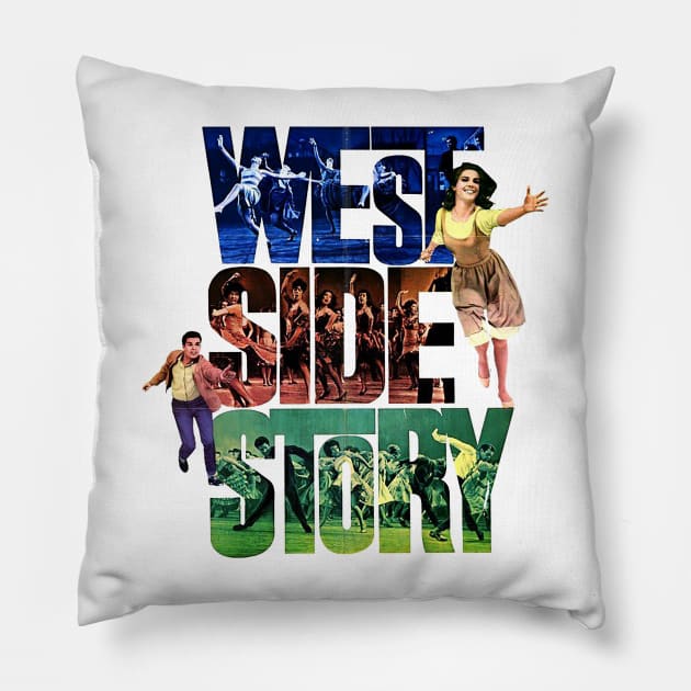 west side story Pillow by MustGoon