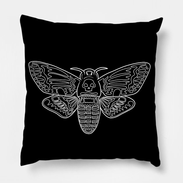 Moth Pillow by valentinahramov