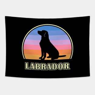 Labrador Retriever Vintage Sunset Dog Tapestry