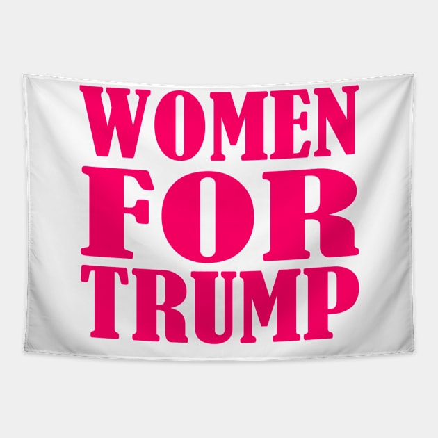 Women for trump Tapestry by Milaino