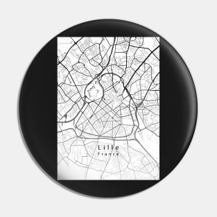 Lille France City Map Pin