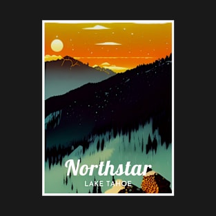 Northstar Lake Tahoe California United States ski T-Shirt