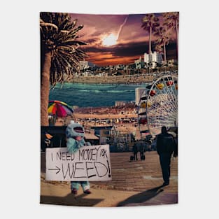 Santa Monica Pier Tapestry