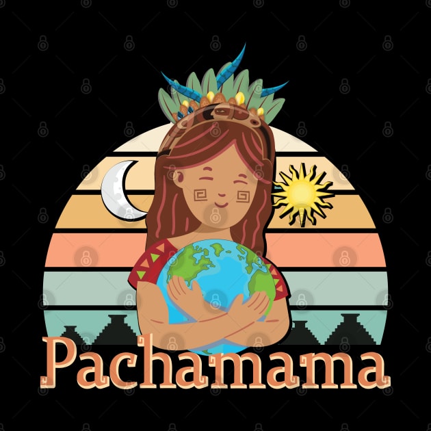 Pachamama Earth Mother Incan God Spiritual Environmentalist by alltheprints