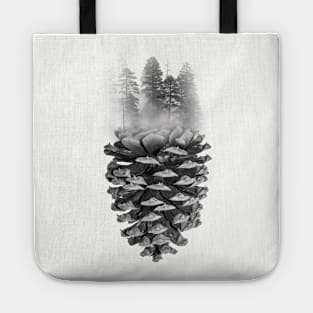 Pine Cone Forest Tote