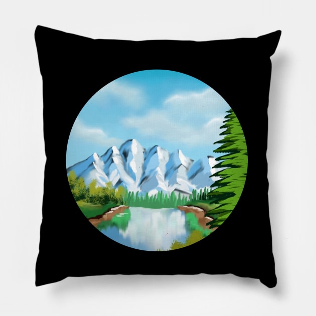 Love the nature Pillow by cypryanus