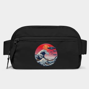 The Great Wave Off Kanagawa Japanese UFO Flying Saucers design Bag