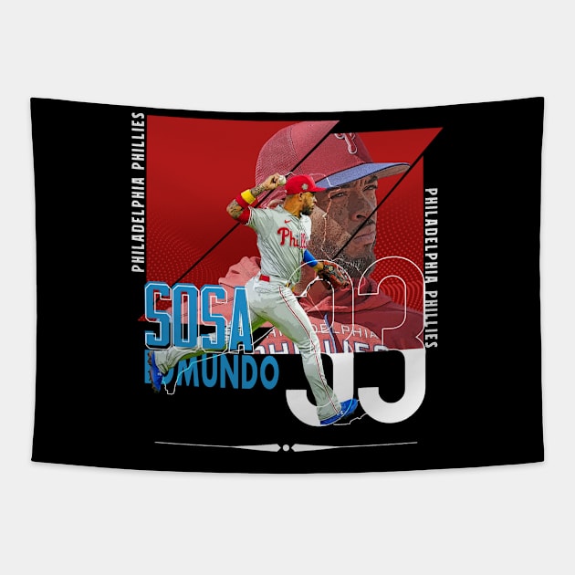 Rinkha Edmundo Sosa Baseball Paper Poster Phillies 4 T-Shirt