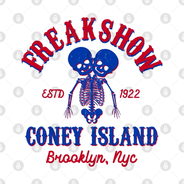 FREAKSHOW - Coney Island 3D glasses 2.0 by KERZILLA