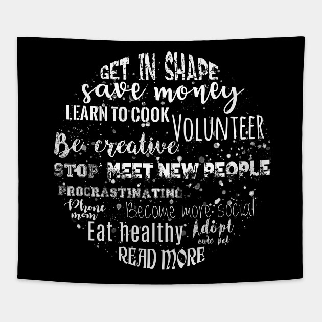 New Year New Me Resolution New Year New Me New Year Resolution Tapestry Teepublic