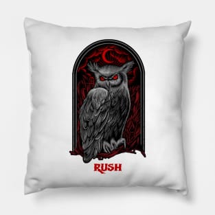 The Moon Owl Rush Pillow