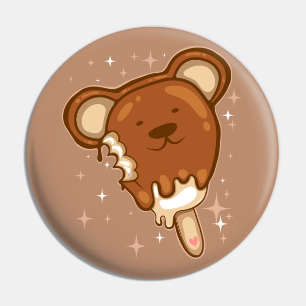 Bear Ice Cream Pin by ArtDiggs