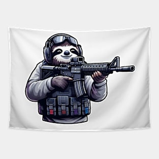 Tactical Sloth Tapestry