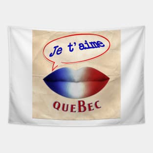 FRENCH KISS JETAIME QUEBEC Tapestry