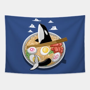 Ramen Killer Whale Tapestry