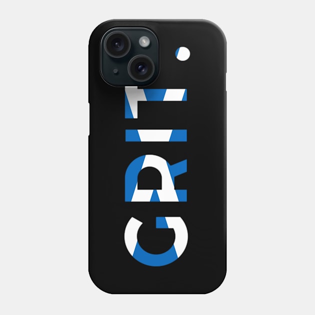 Grit - Have you Got Grit? Motivational Mettle for Powerful People Phone Case by tnts